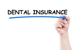 “Dental insurance” underlined in blue against white background